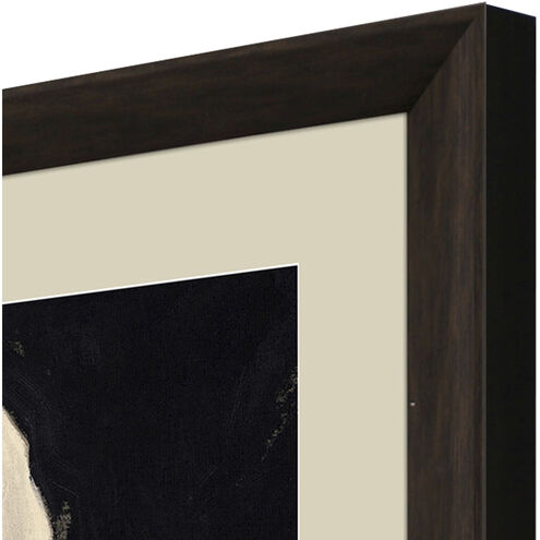 Equestrian Grace / Equestrian Style Black and Beige Framed Art