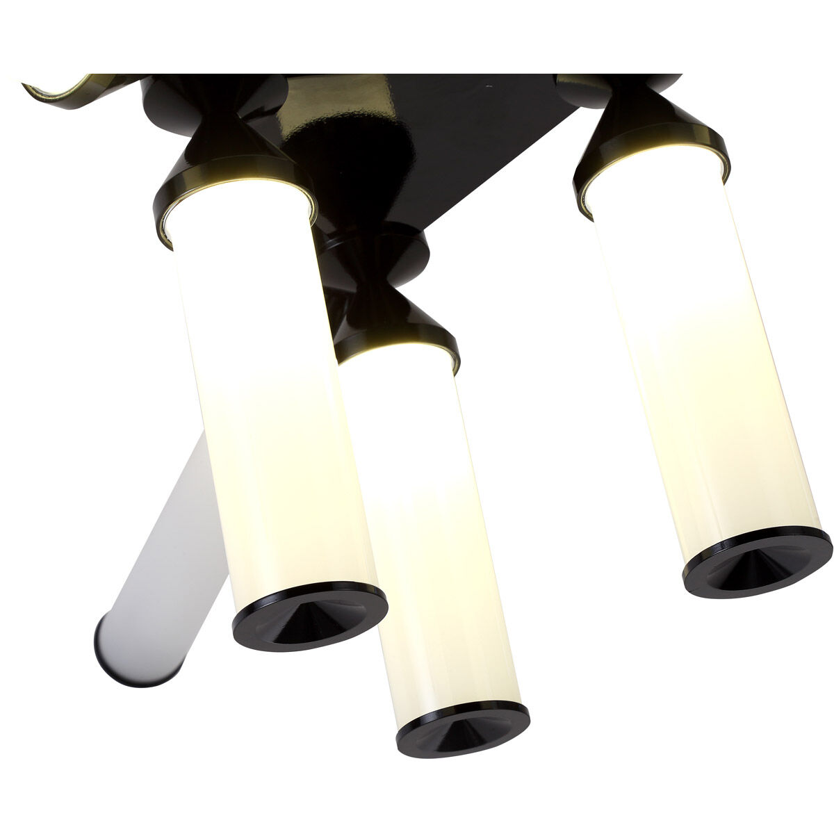 Canada LED 43 inch Black LED Chandelier Ceiling Light