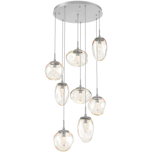 Cosmos LED LED Classic Silver Chandelier Ceiling Light, Round Multi-Pendant