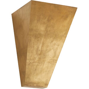 Doro 8 inch Gold Leaf Wall Shelf, Large