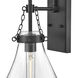Eloise Sconce Wall Light in Black