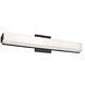 Latitude LED 24.63 inch Black Bath Vanity Light Wall Light