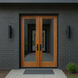 Outpost LED 22 inch Black Outdoor Wall Mount