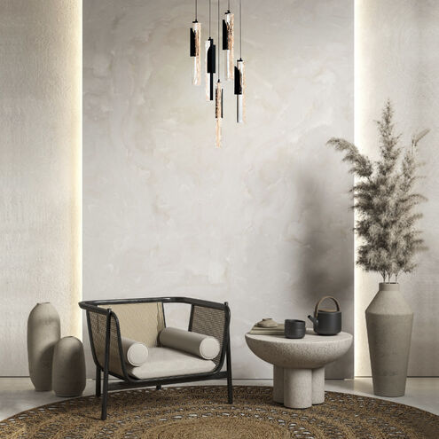 Valira LED 12 inch Black Mini Pendant Ceiling Light