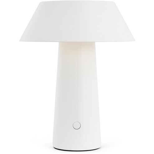 Sean Lavin Sesa 7.7 inch 2.20 watt Matte White Rechargeable Table Lamp Portable Light