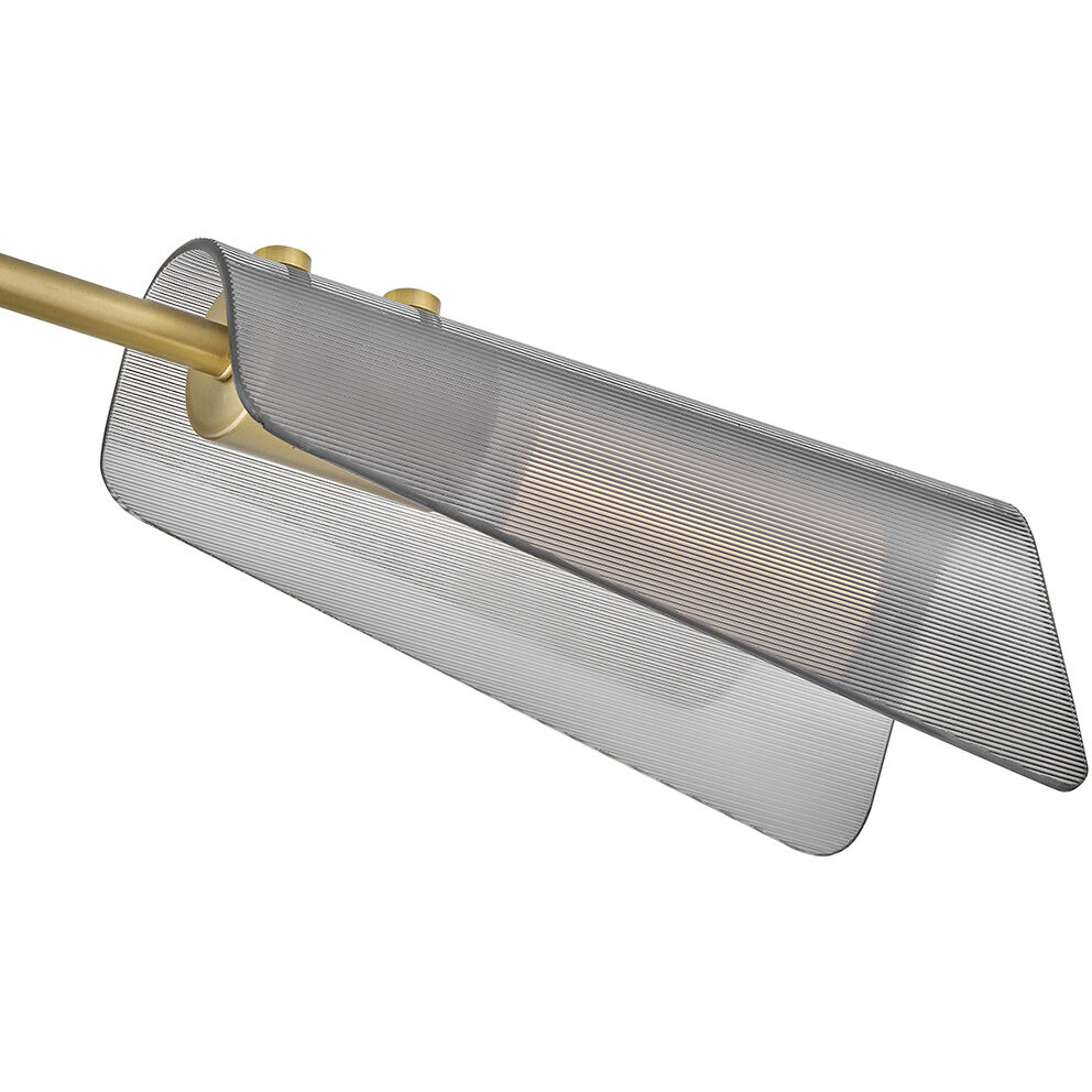 Altman 3 Light 60 inch Lacquered Brass Chandelier Ceiling Light