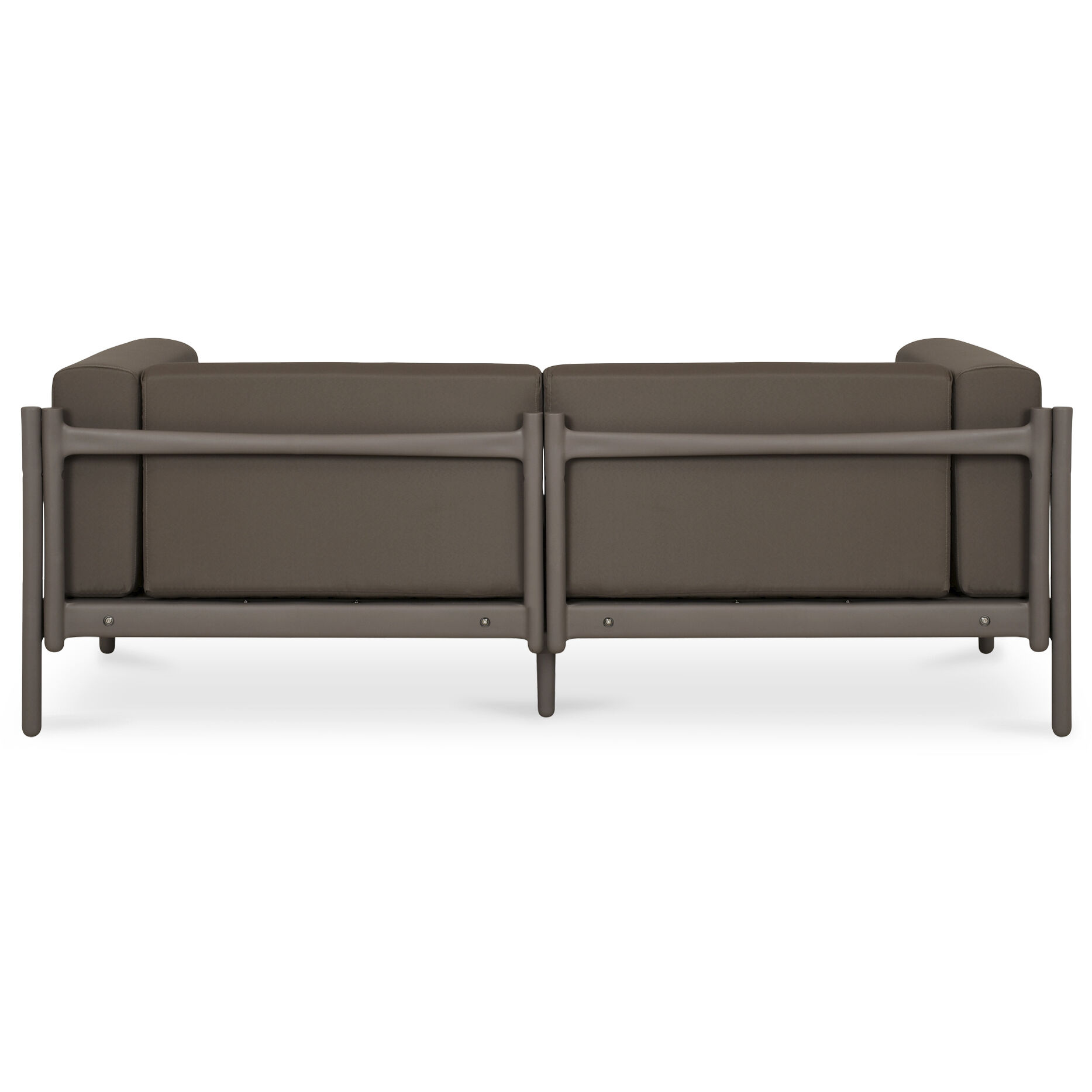 Suri Grey Outdoor Sofa, 2-Seat