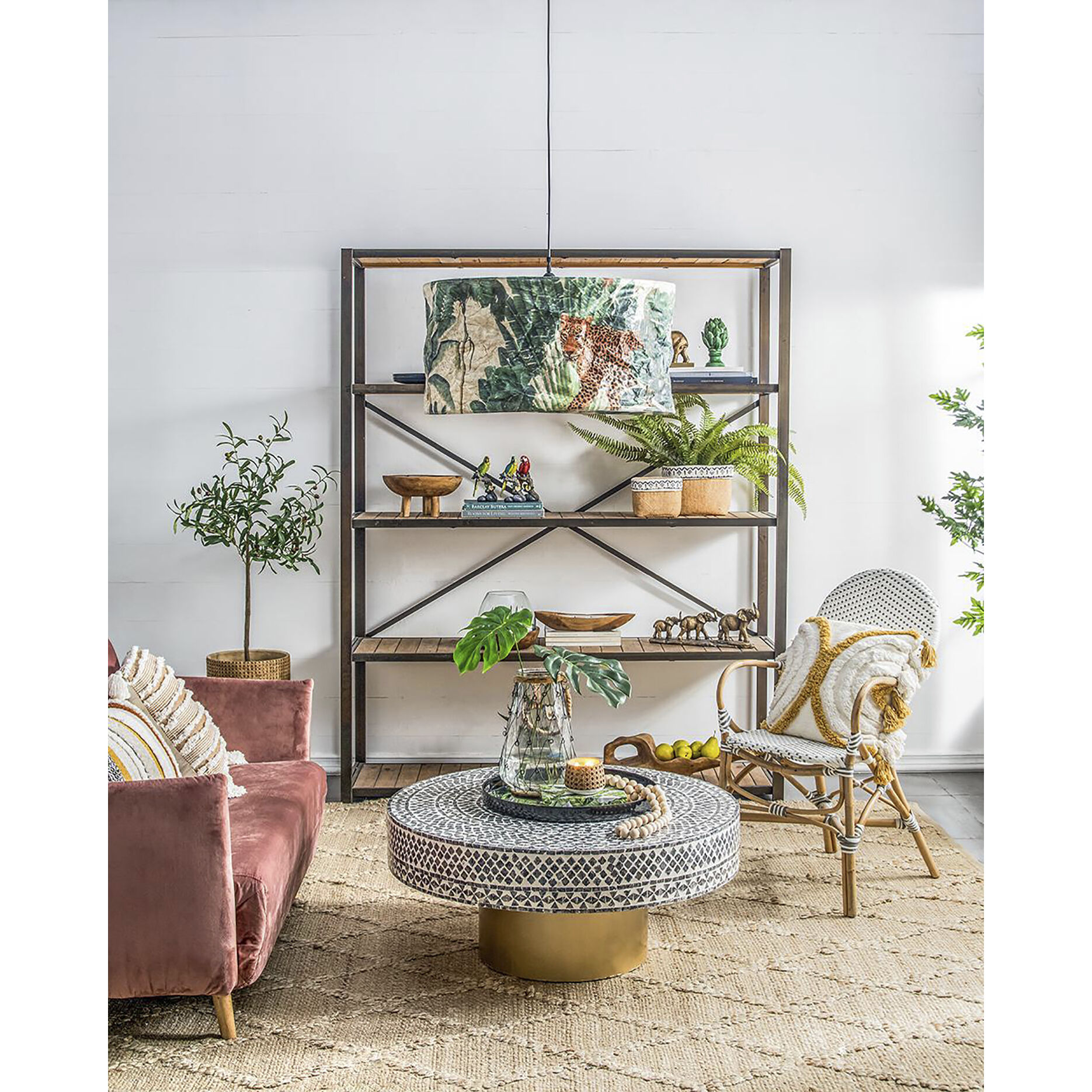 Olive Tree Green Faux Plant