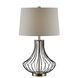 Carter 29 inch 150.00 watt Bronze and Antique Brass Table Lamp Portable Light