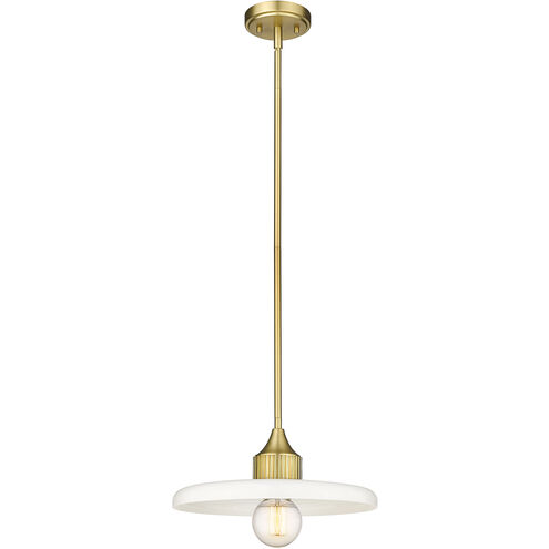 Paloma 1 Light 14 inch Olde Brass Pendant Ceiling Light in Oil Rubbed Bronze