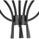 Lowcountry 9 Light Darkened Bronze and Palmetto Chandelier Ceiling Light