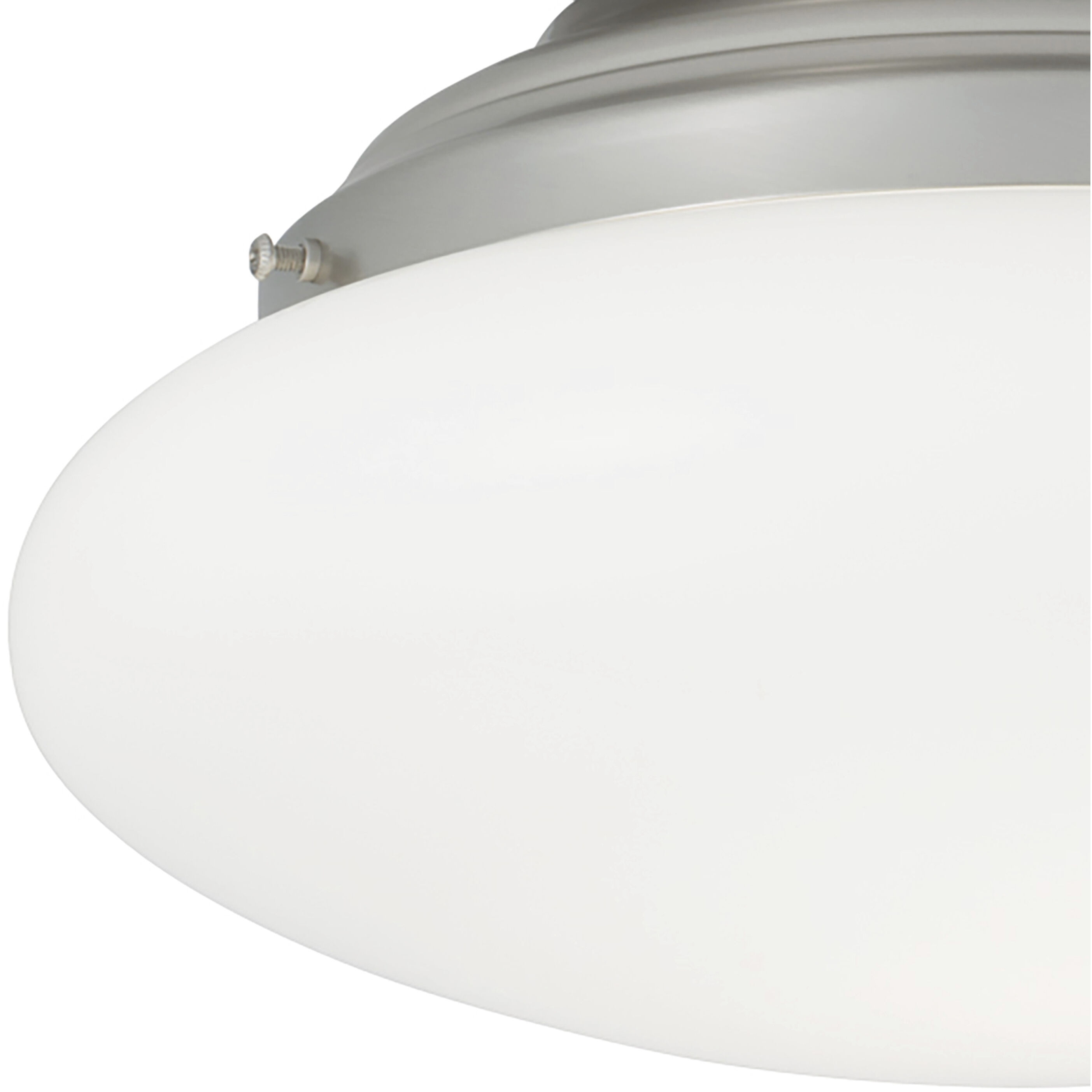 Clayton 2 Light 12 inch Brushed Nickel Flush Mount Ceiling Light