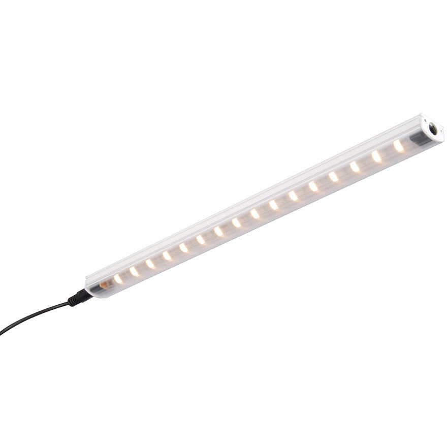 Straight Edge 24 LED 13 inch White Undercabinet Strip Light in 2700K