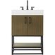 Caroline 24 X 34 inch Chestnut Brown Bathroom Vanity Cabinet