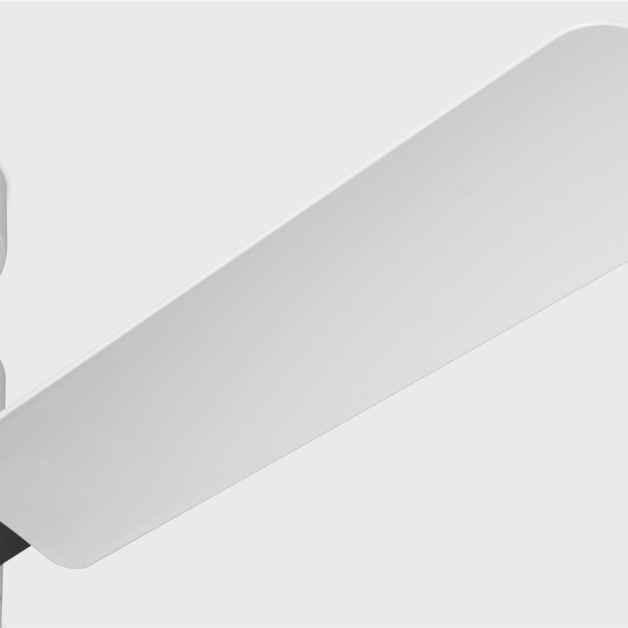 Cleancut 54 inch Matte White with Matte White ABS Blades Indoor/Outdoor Smart Ceiling Fan