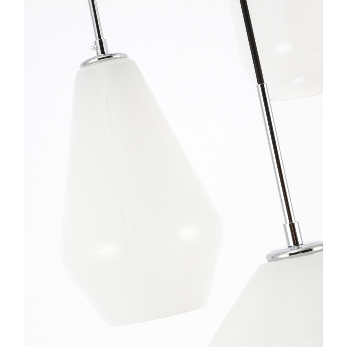 Gene 3 Light 17 inch Chrome Pendant Ceiling Light