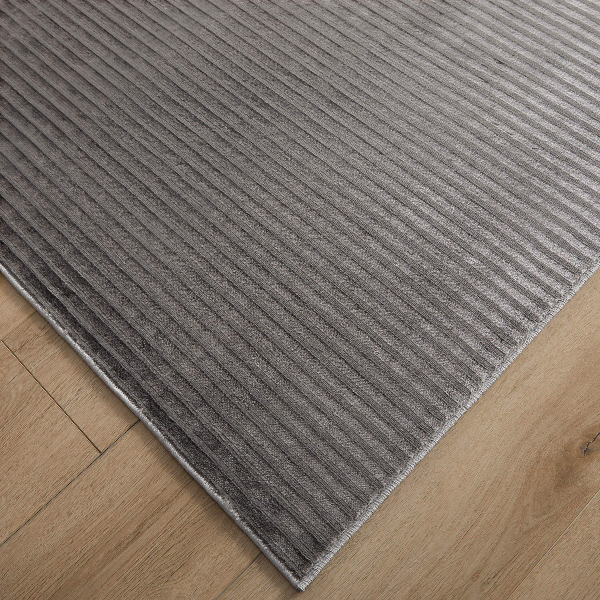 Livenza 130 X 94 inch Dark Grey Rug in 8 x 11
