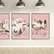 Curious Cranes Pink Canvas