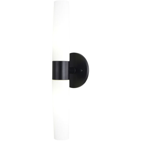 Elliot LED 5.5 inch Matte Black Bathroom Light Wall Light