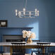 Rosalind 6 Light 33.25 inch Polished Nickel Chandelier Ceiling Light
