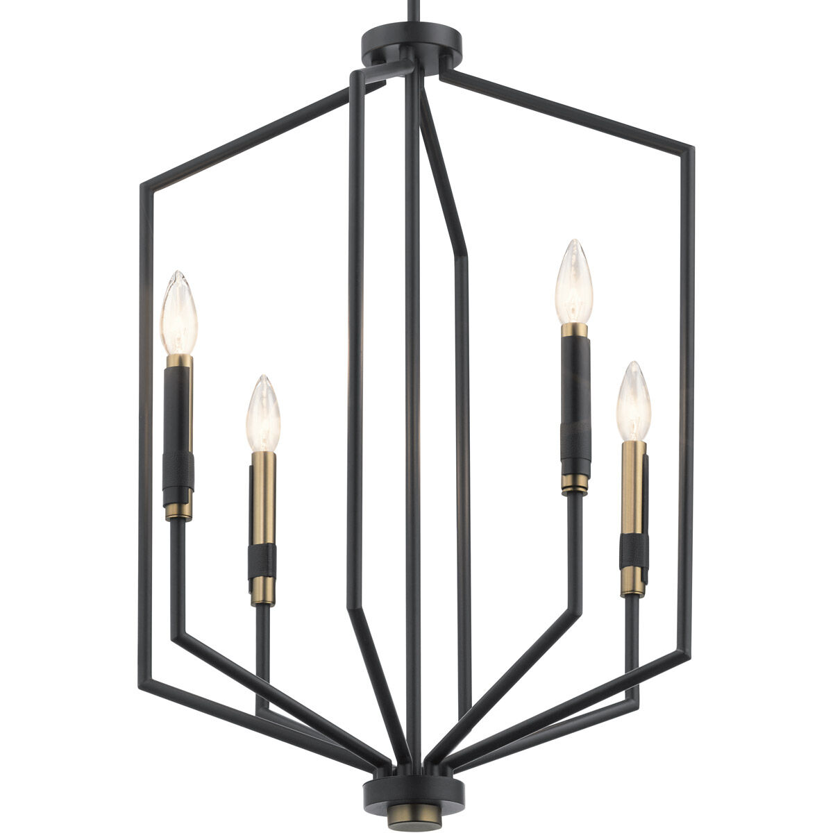 Armand 4 Light 19 inch Black Large Foyer Pendants Ceiling Light