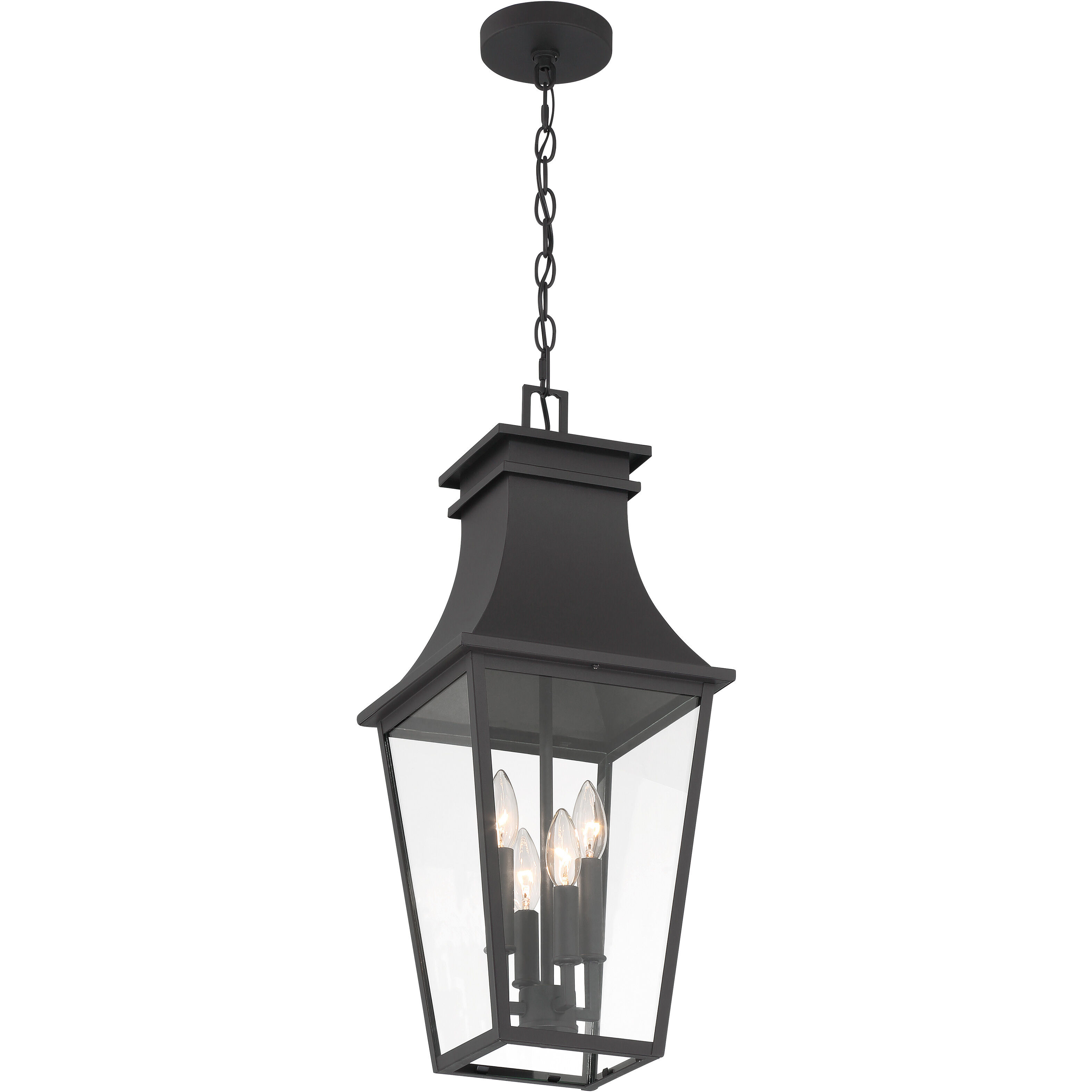 Gloucester 4 Light 10.38 inch Sand Coal Outdoor Chain Hung, The Great Outdoors