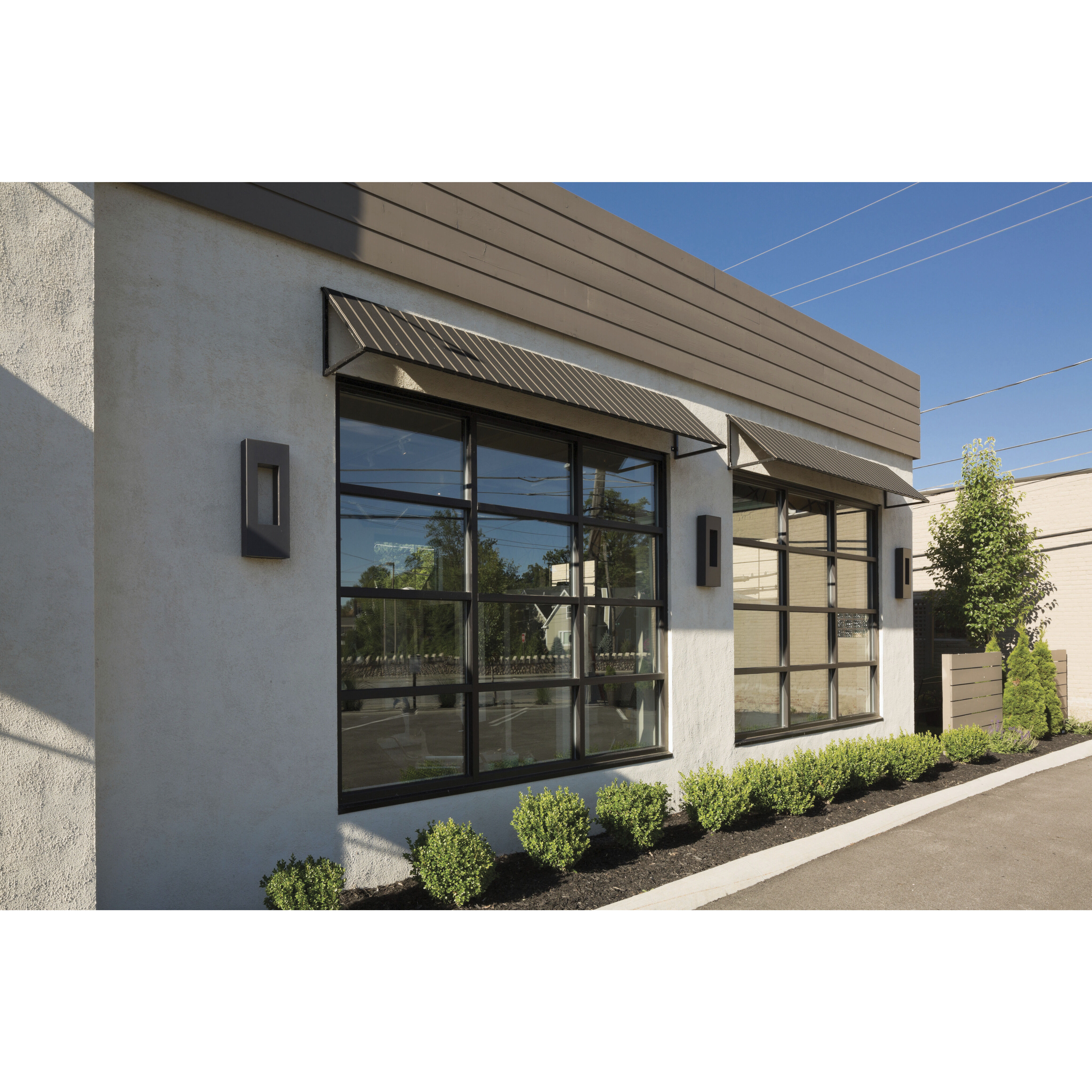 Atlantis LED 24 inch Bronze Outdoor Wall Mount Lantern, Large