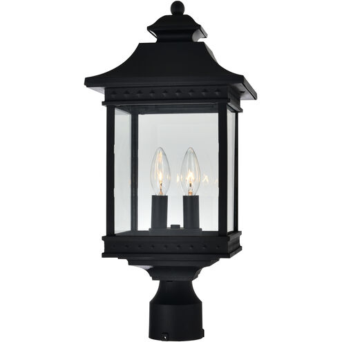 Cleveland 2 Light 20.2 inch Black Outdoor Lantern Head