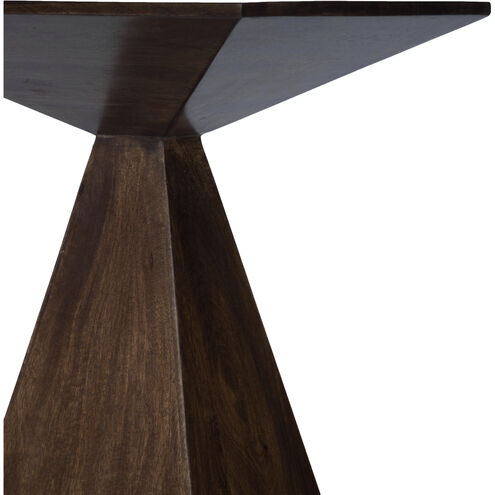 Titus Dark Brown Modern End or Side Table