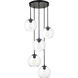 Baxter 5 Light 18 inch Black Pendant Ceiling Light