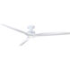 Spitfire LED Matte White Fan Light