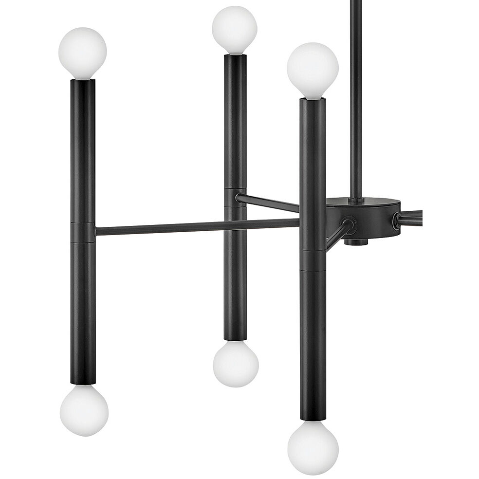 Millie LED 24 inch Black Chandelier Ceiling Light