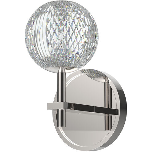 Marni LED 11.02 inch Polished Nickel Bath Vanity Wall Light
