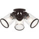 Lawrenceville 3 Light 16 inch Bronze Flush Mount Ceiling Light