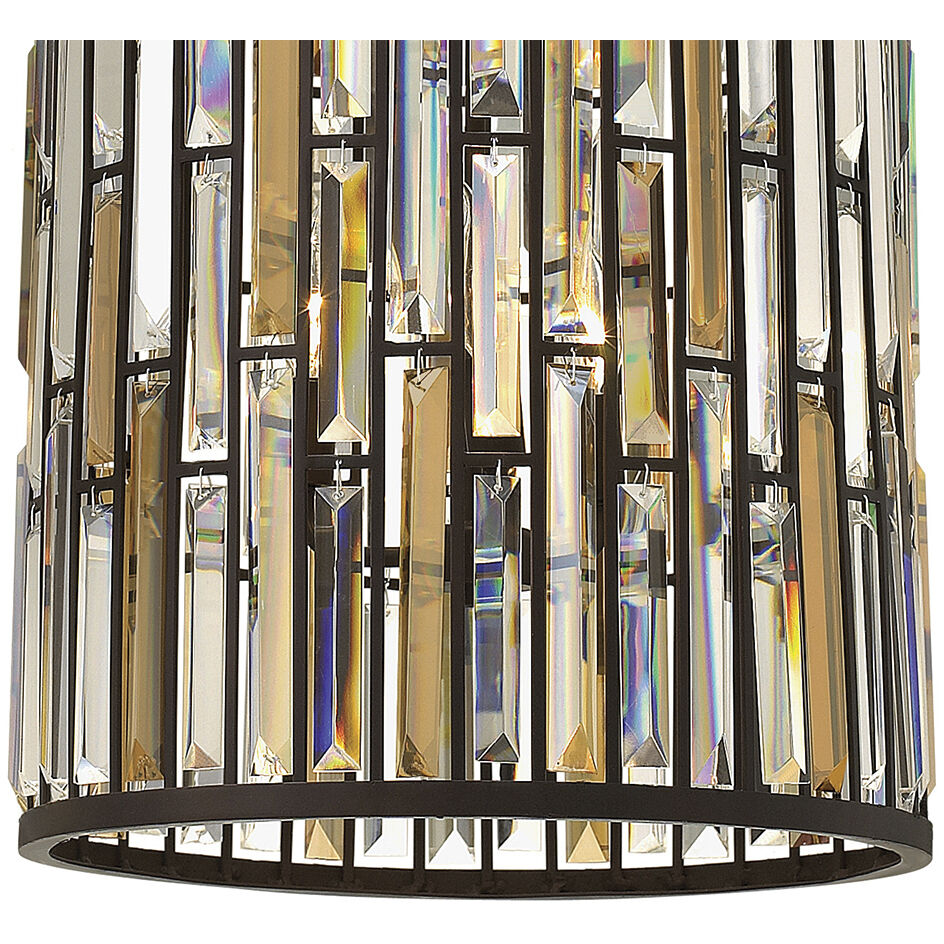 Gemma LED 16 inch Vintage Bronze Foyer Light Ceiling Light, Large