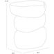 Torbay 22.25 X 18 inch Natural Outdoor End Table