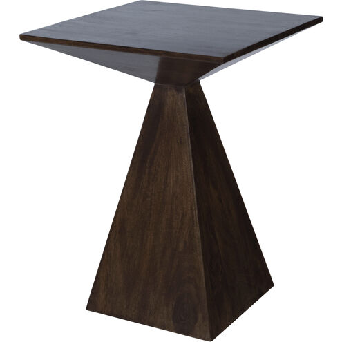 Titus Dark Brown Modern End or Side Table