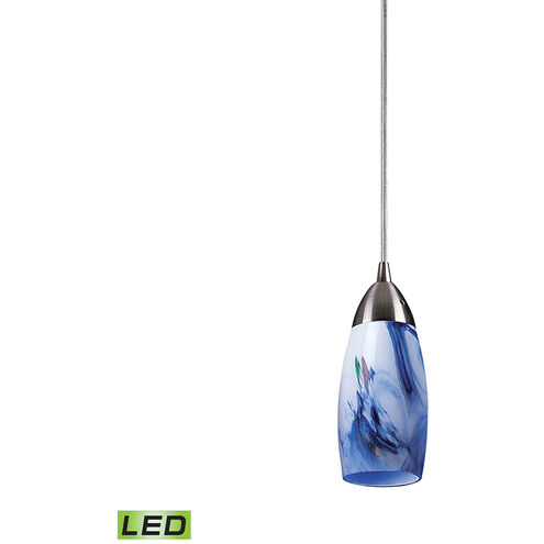 Castle LED 3 inch Satin Nickel Mini Pendant Ceiling Light