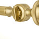 Bailey 1 Light 7.25 inch Matte Black and Aged Brass Wall Mount Wall Light