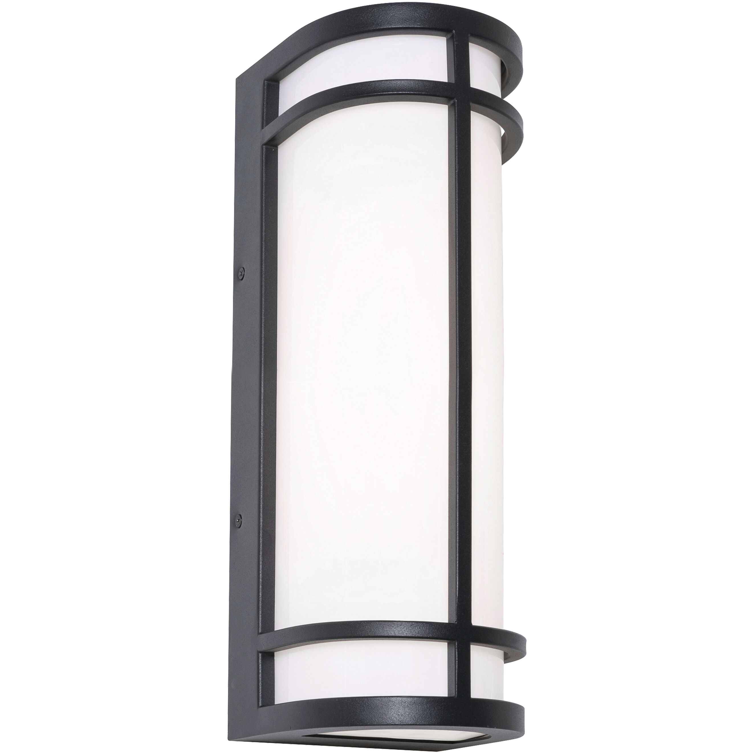 Crain LED 16 inch Black Outdoor Sconce