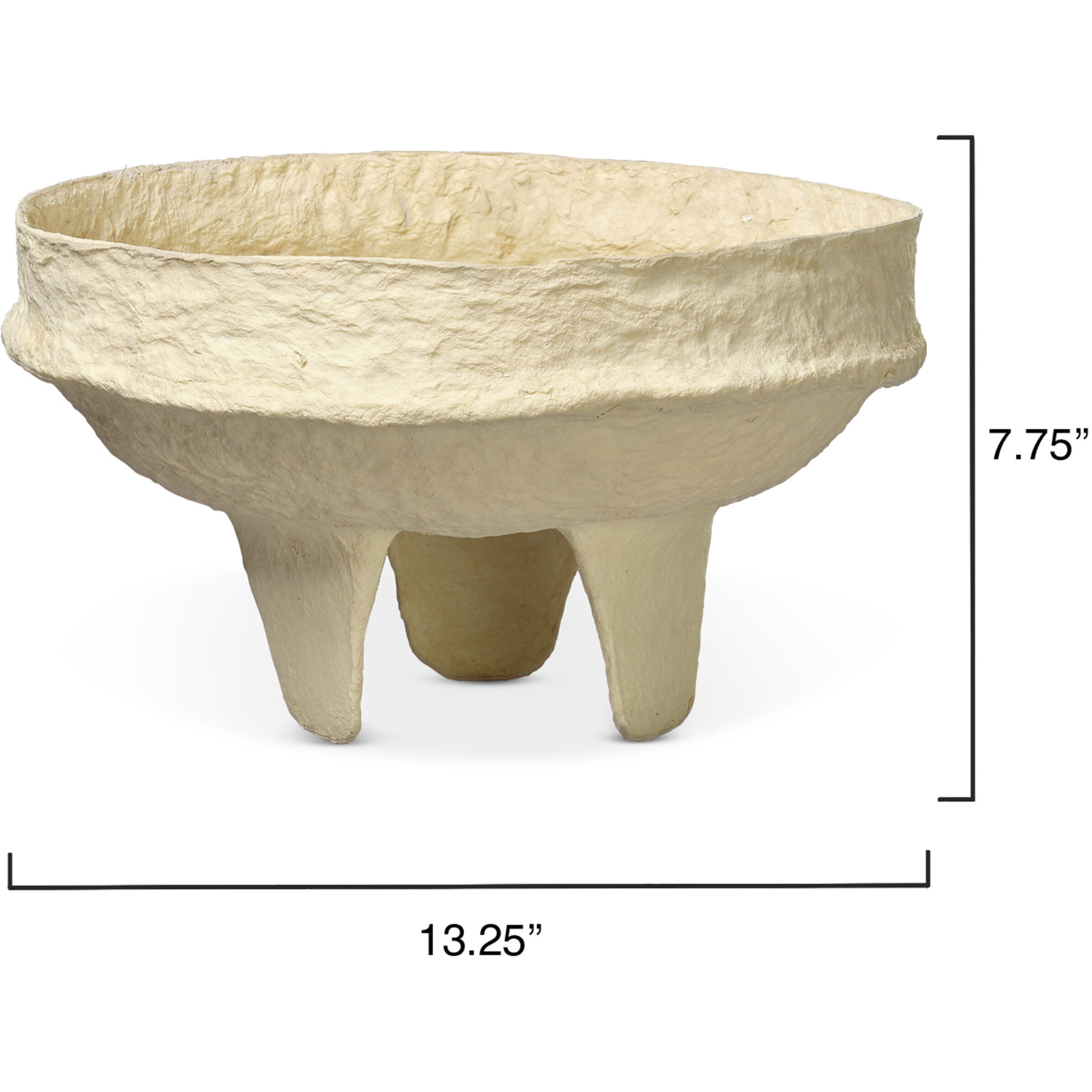 Field 13.25 X 7.75 inch Bowl in Cream