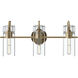 Niccol 3 Light 24 inch Champagne Bronze Vanity Light Wall Light