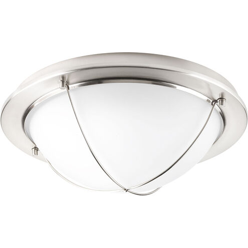 Portal LED 14 inch Brushed Nickel Flush Mount Ceiling Light