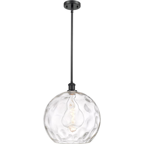 Ballston Athens Water Glass 1 Light 14 inch Matte Black Pendant Ceiling Light