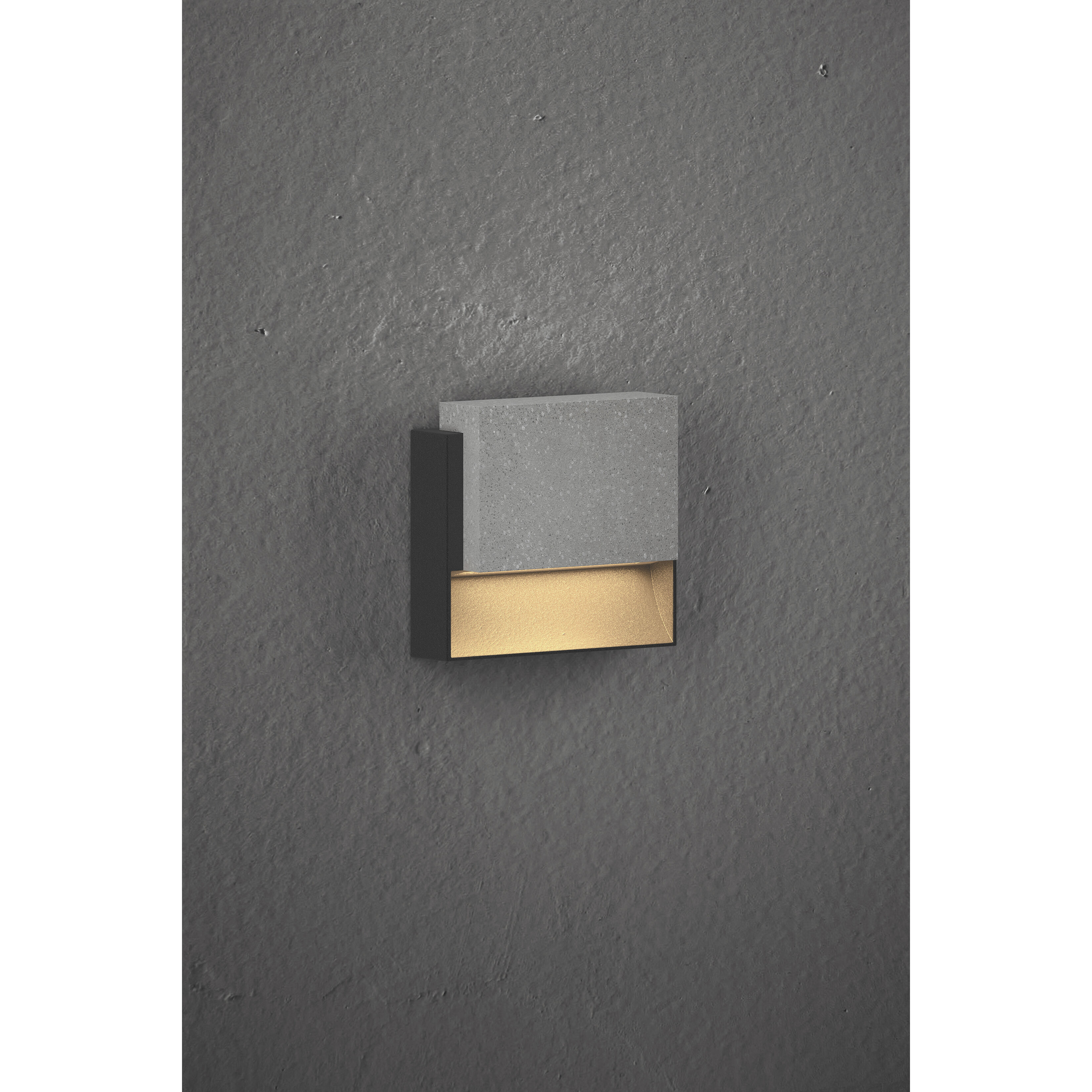 Piazza 277 5 watt Anthracite with Concrete Outdoor Step Light