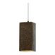 Radiance Collection 1 Light 5.5 inch Matte Black and Hammered Brass and White Pendant Ceiling Light