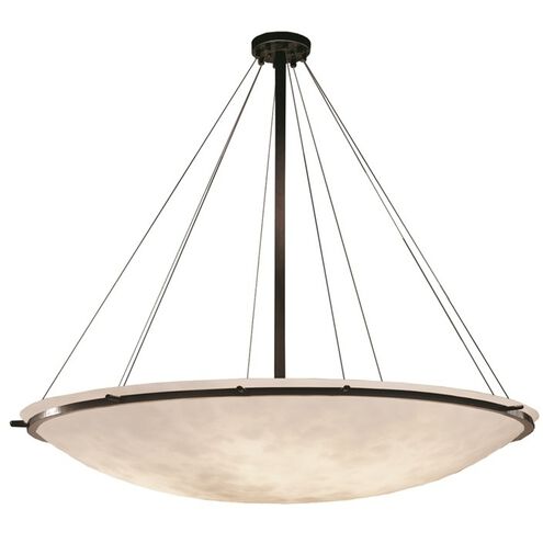 Clouds 12 Light 63 inch Dark Bronze Pendant Ceiling Light in Incandescent, Bowl