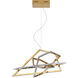 Canada LED 13.8 inch Gold Chandelier Ceiling Light