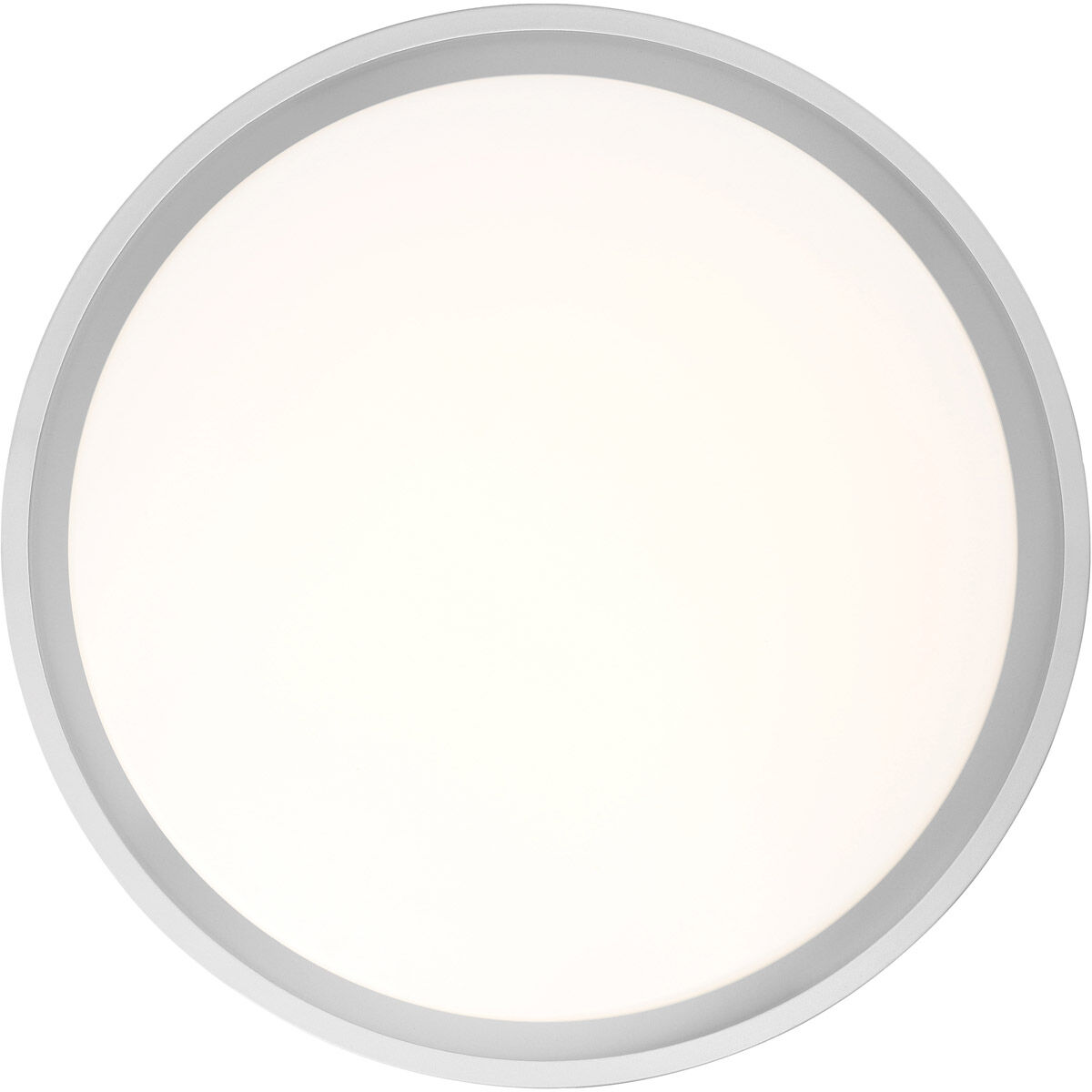 Lucia LED 21.75 inch Satin and White Flush Mount Ceiling Light