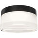 Balto II LED 5.38 inch Black Outdoor Flush Mount, dweLED
